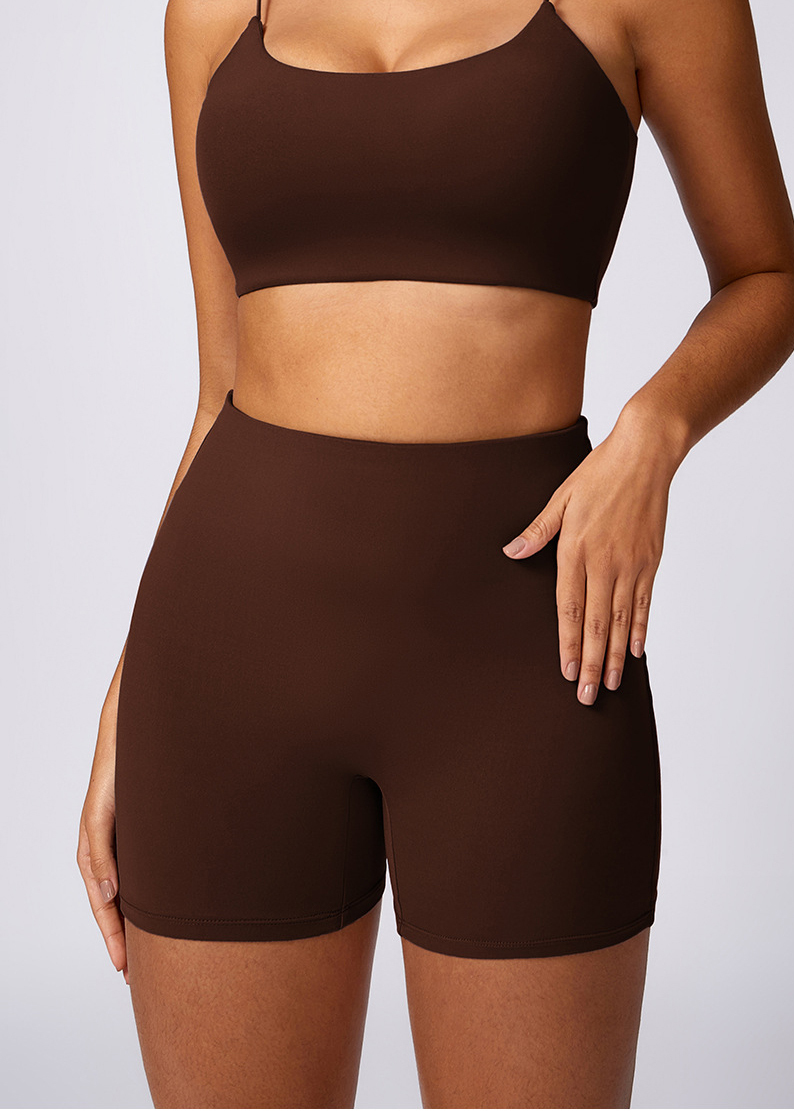 Customized Hip Lifting High Waist Yoga Shorts