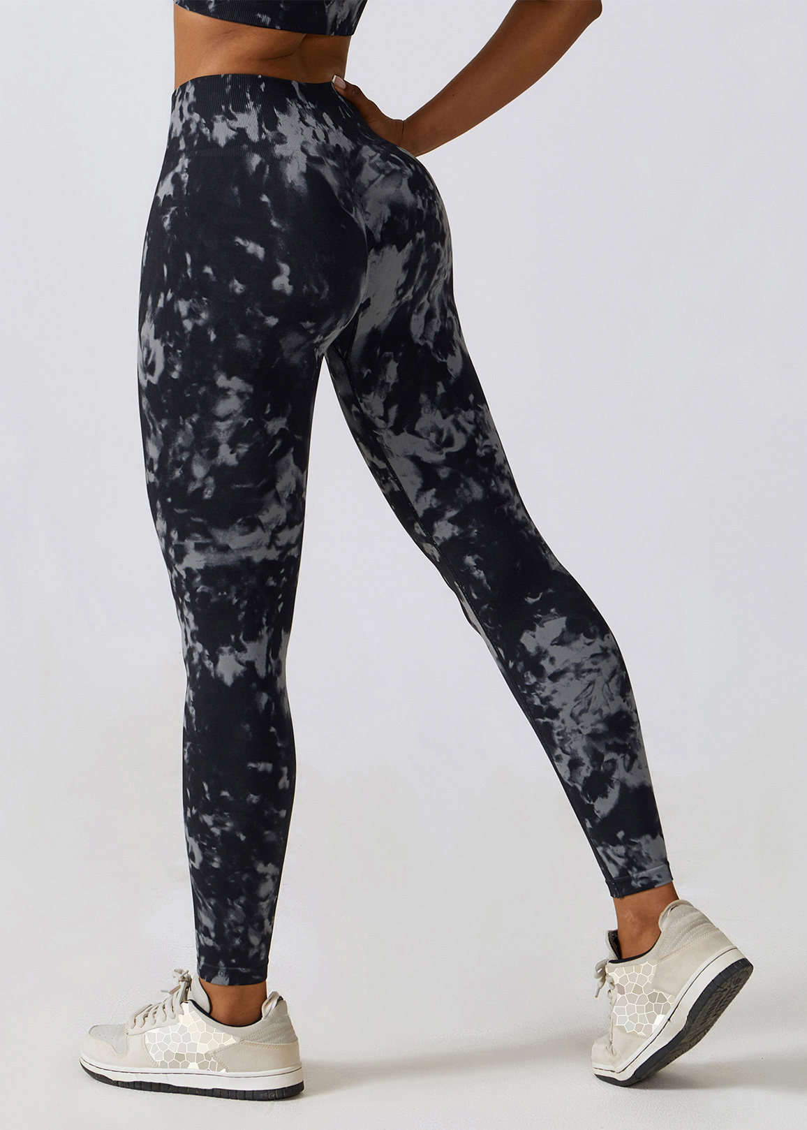 Custom Printed Seamless High Waist Yoga Pants Camouflage