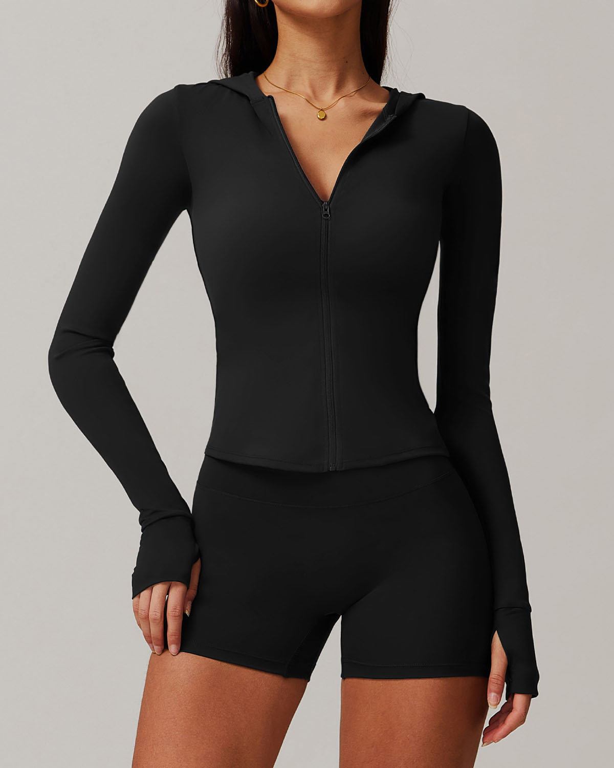 Customized Zippered Brushed Fit Long Sleeve Sport Jacket