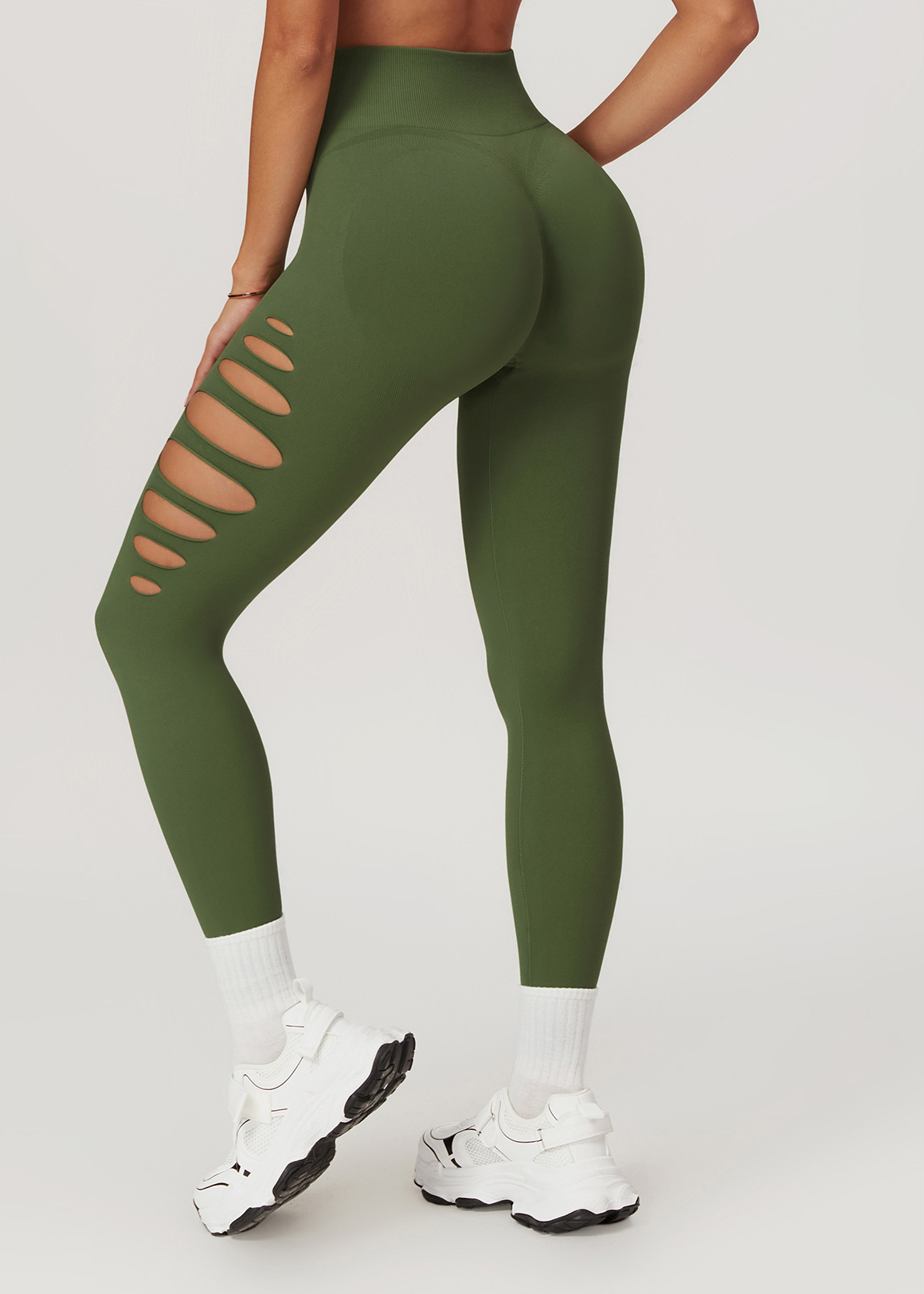 customized Cutout Seamless Skinny Yoga Pants