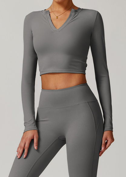 Customized Long-sleeved T-shirt Yoga Wear