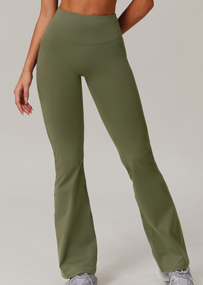 Customized Fitness wide-leg flared pants