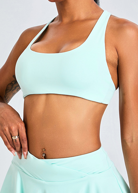 Customized Cross back yoga vest