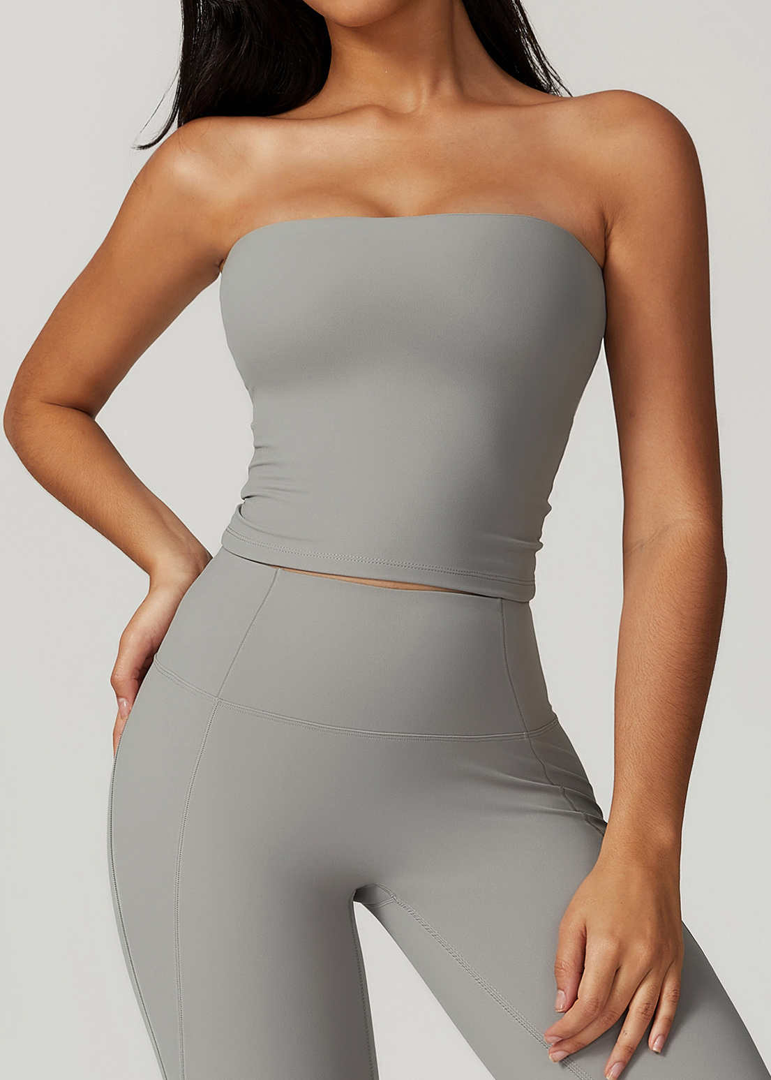 Customized Strapless Yoga Tank Top