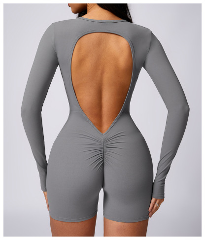 Customized Quick Dry Hip Lift Back Yoga Bodysuit