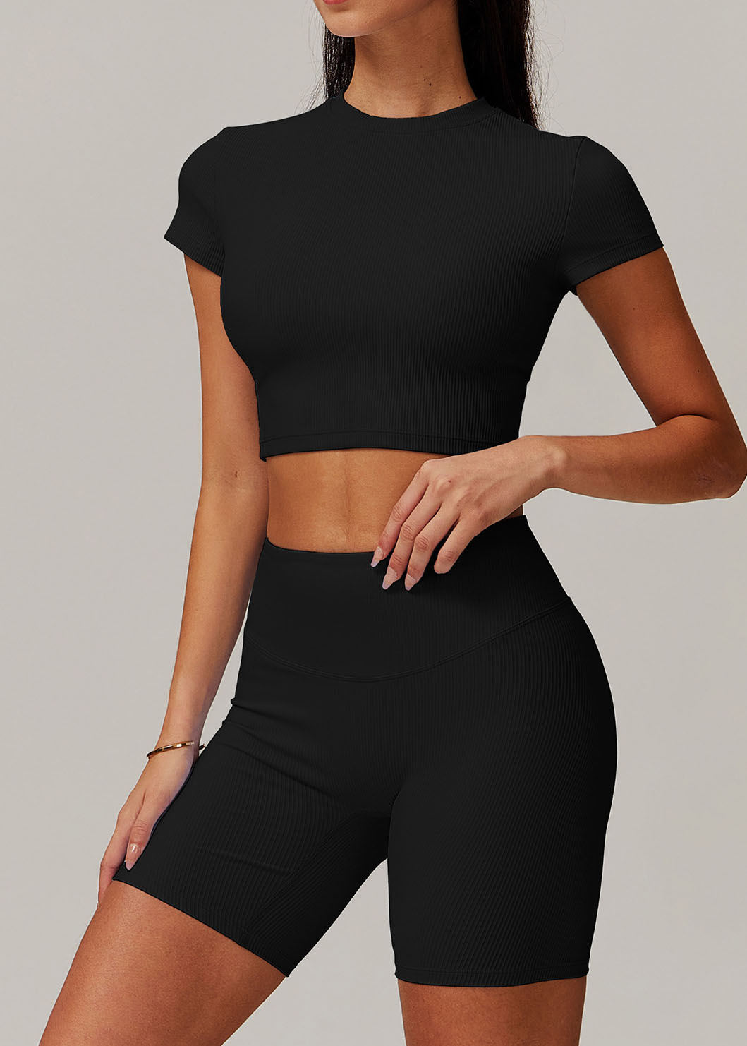 Customized Quick-drying short-sleeved yoga clothes