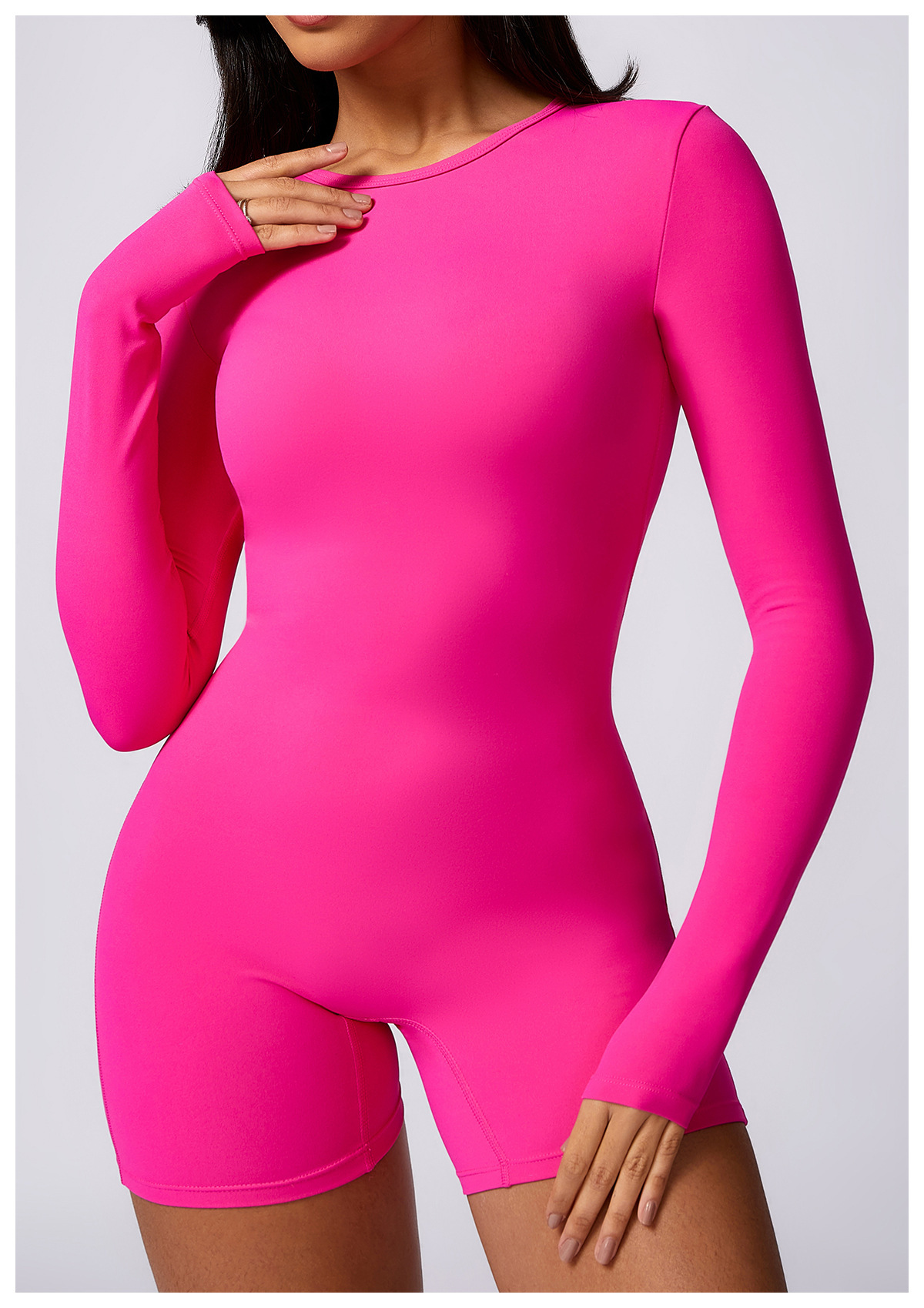 Customized Quick Dry Hip Lift Back Yoga Bodysuit