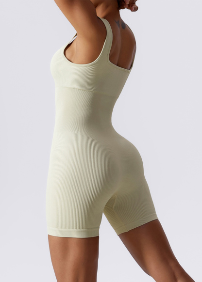 Customized high stretch one-piece tight jumpsuit