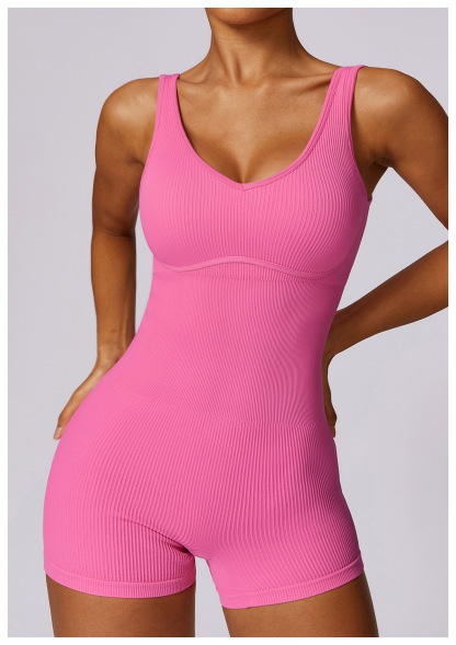 Customized High Strength Seamless Backless One-piece Yoga Wear