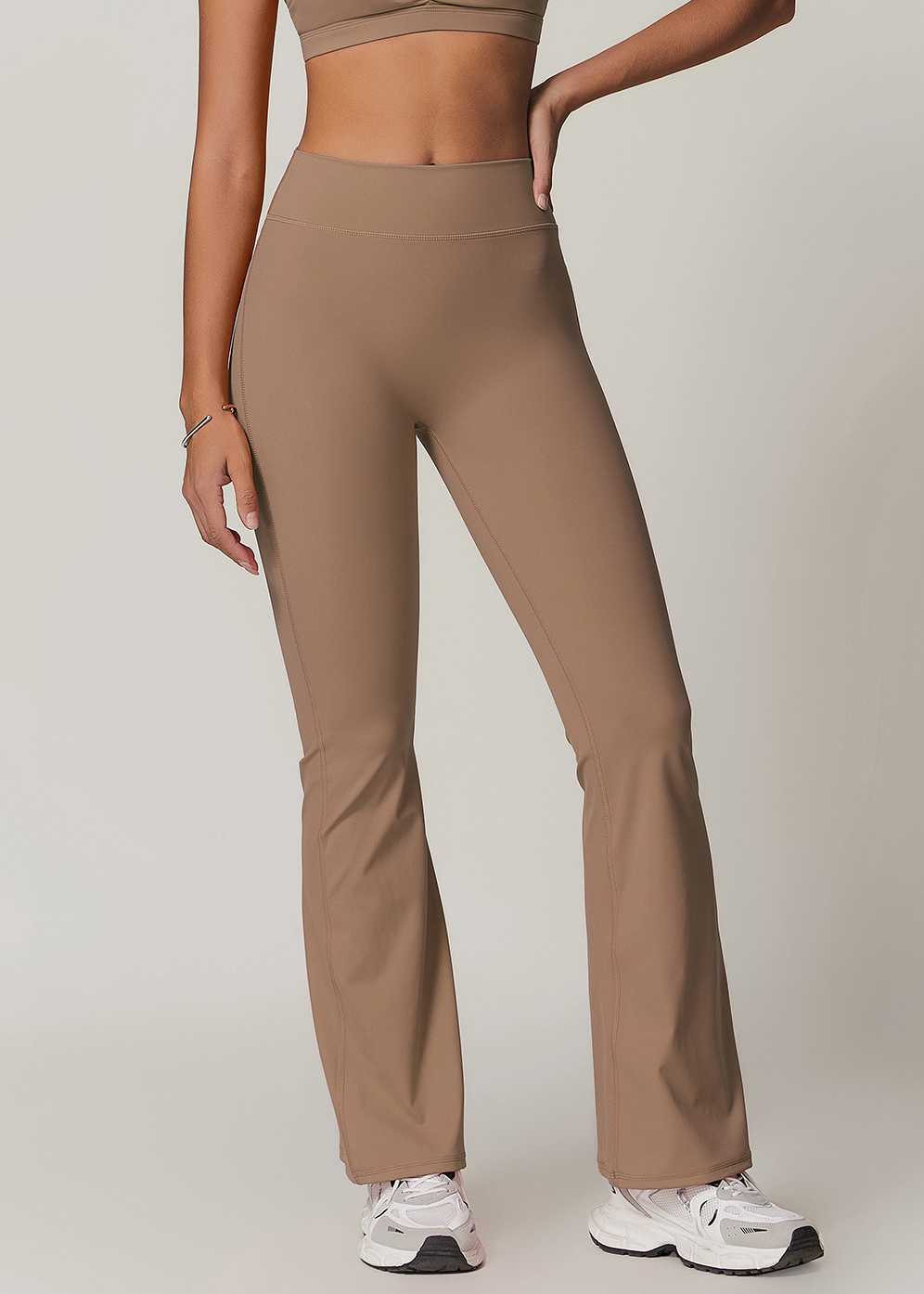 Customized Pocket Micro Slim Wide Leg Pants