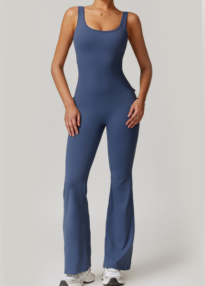 Customized Hollow back yoga jumpsuit