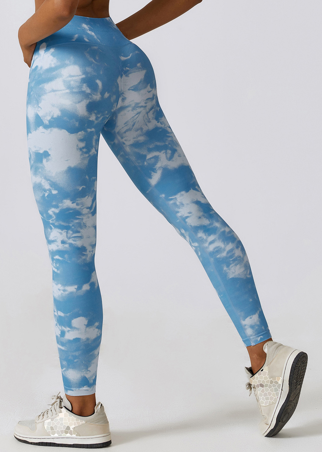Custom Printed Seamless High Waist Yoga Pants Camouflage