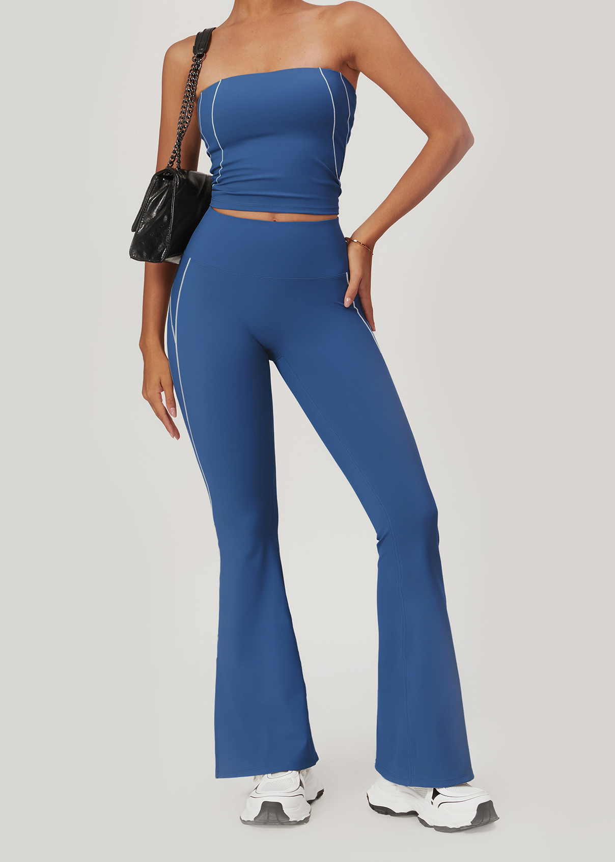 Customized Fitness wide leg flared pants