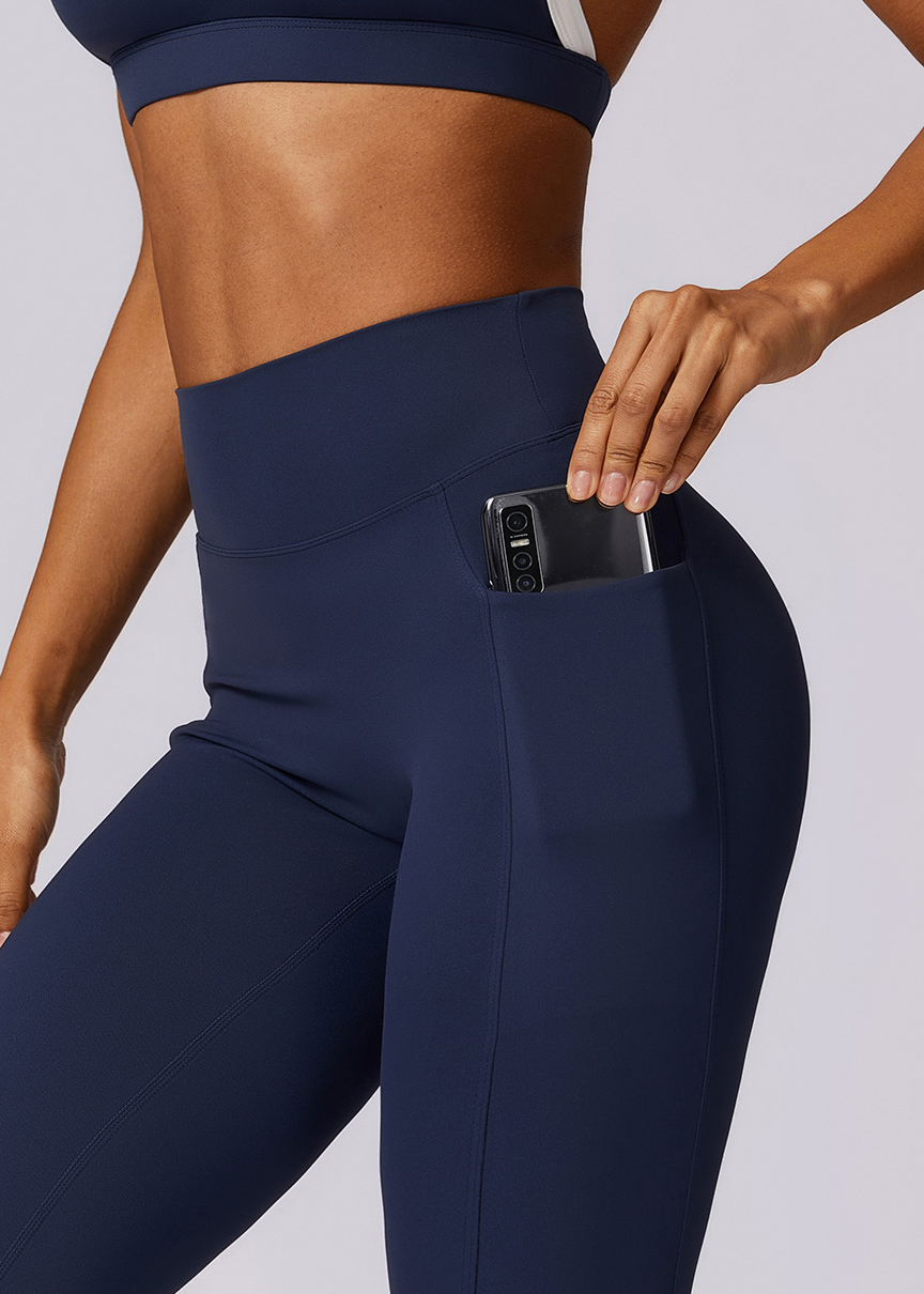 Customized Stretch Fabric Hip Lifting Yoga Pants