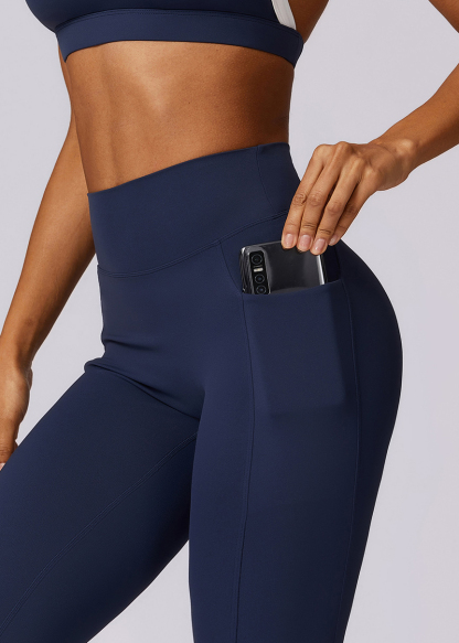 Customized Stretch Fabric Hip Lifting Yoga Pants