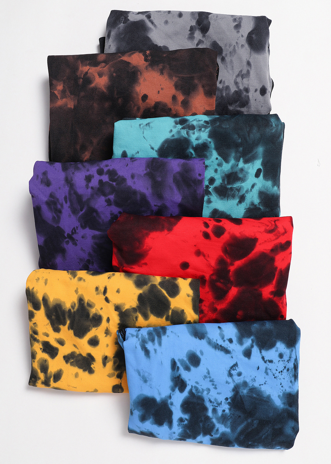 Customized Tie-Dye Seamless Yoga Shorts High Waisted Hip Lift