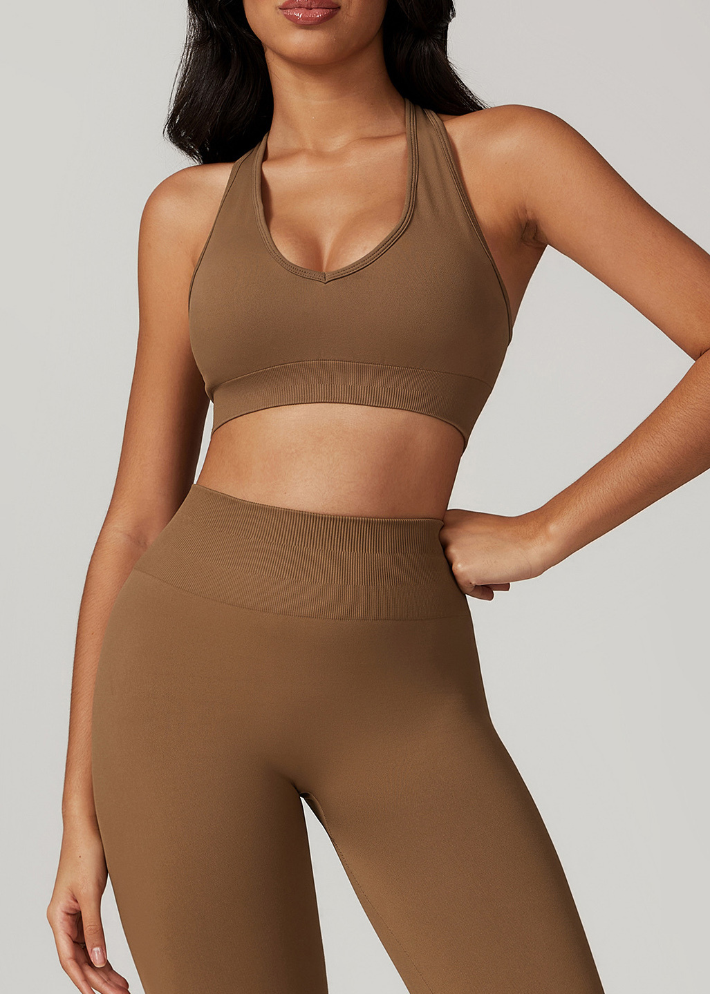 Customized Seamless Yoga Bra Nude