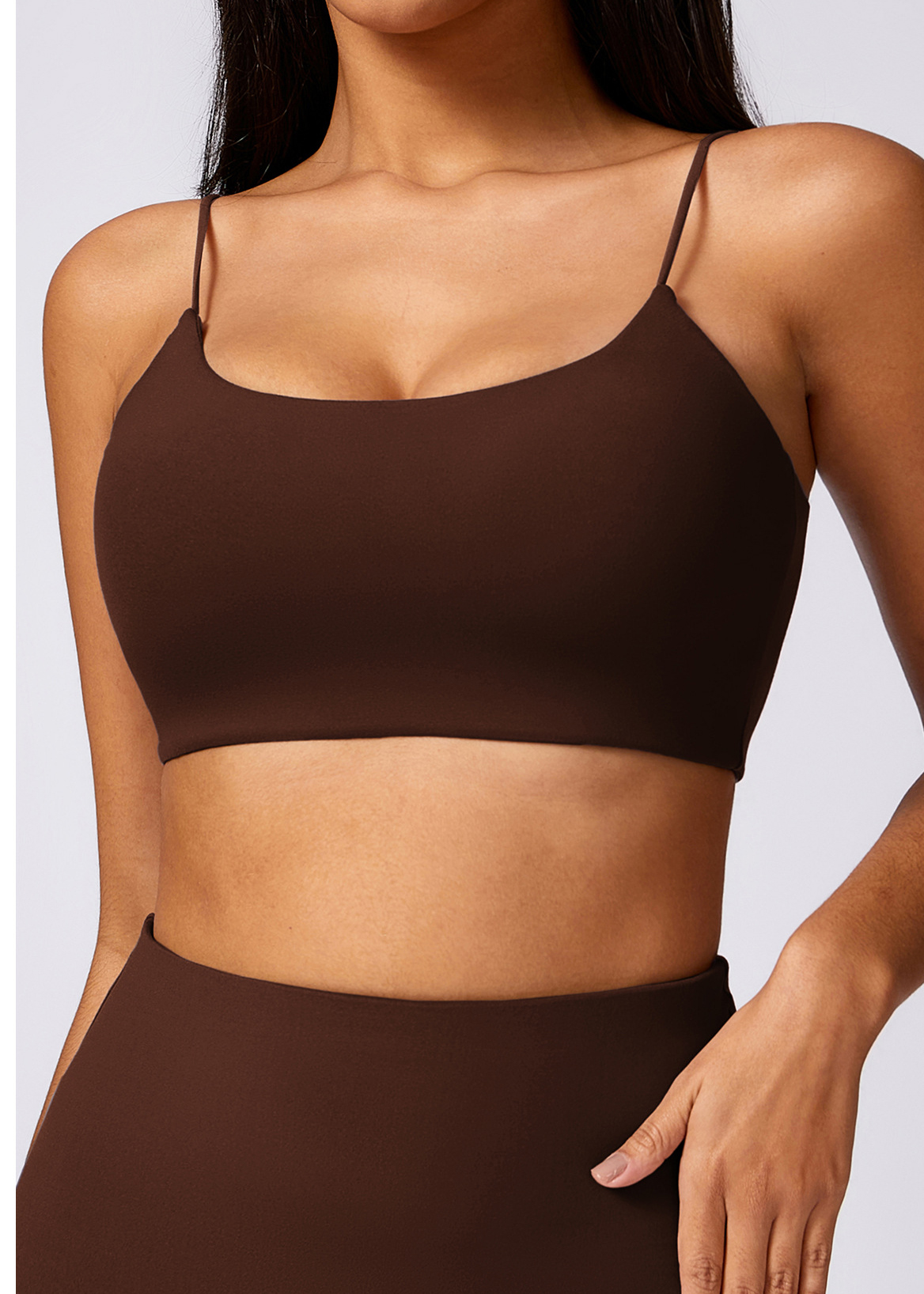 Customized Quick-drying tight-fitting backless yoga bra