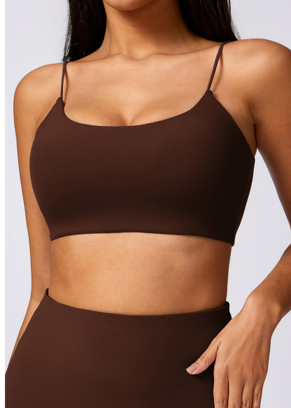 Customized Quick-drying tight-fitting backless yoga bra