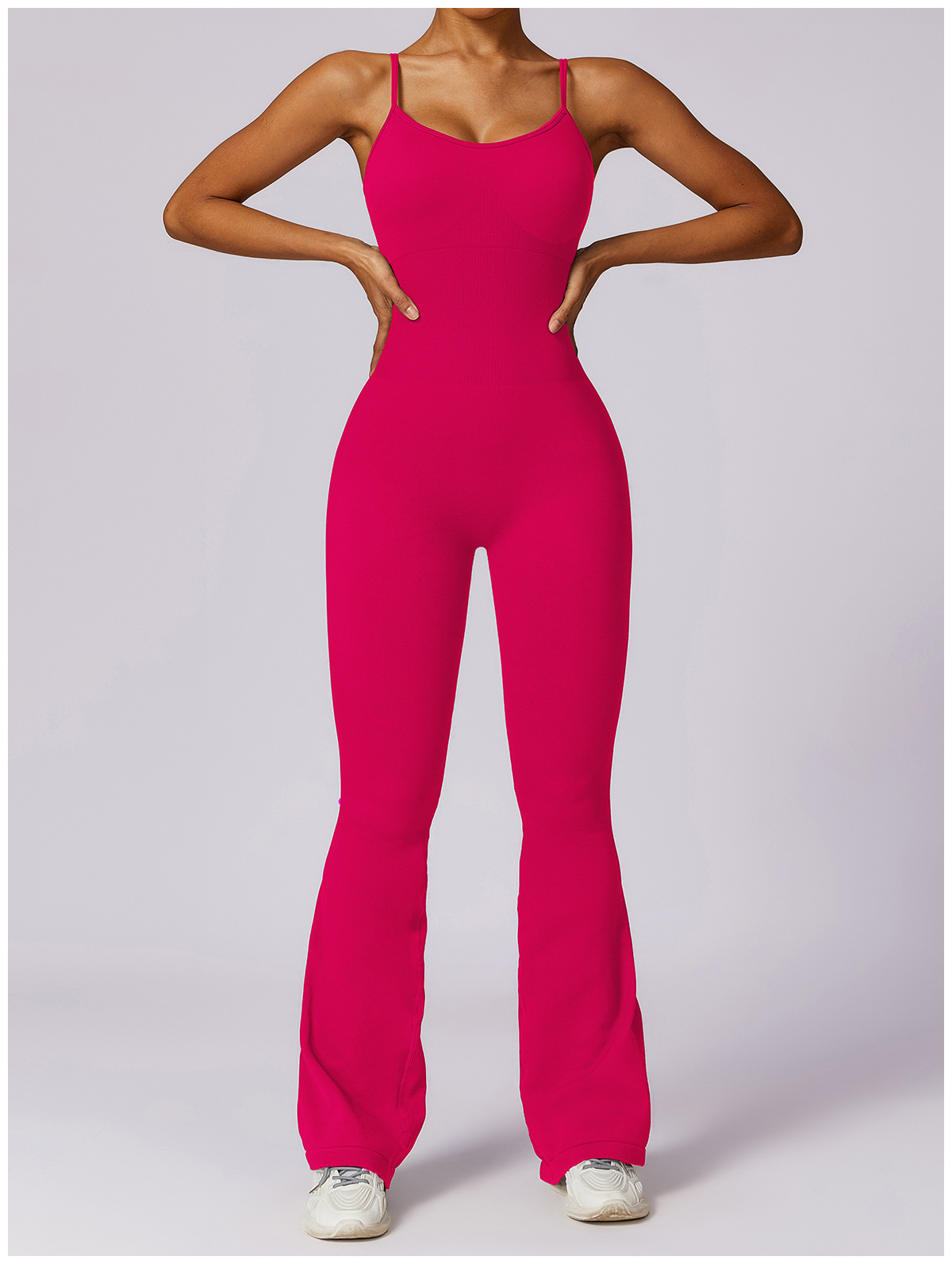 Customized seamless Casual flared jumpsuit