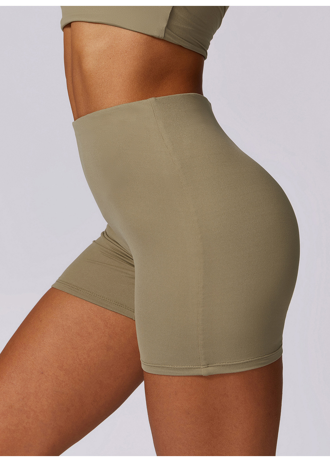 Customized Hip Lifting High Waist Yoga Shorts