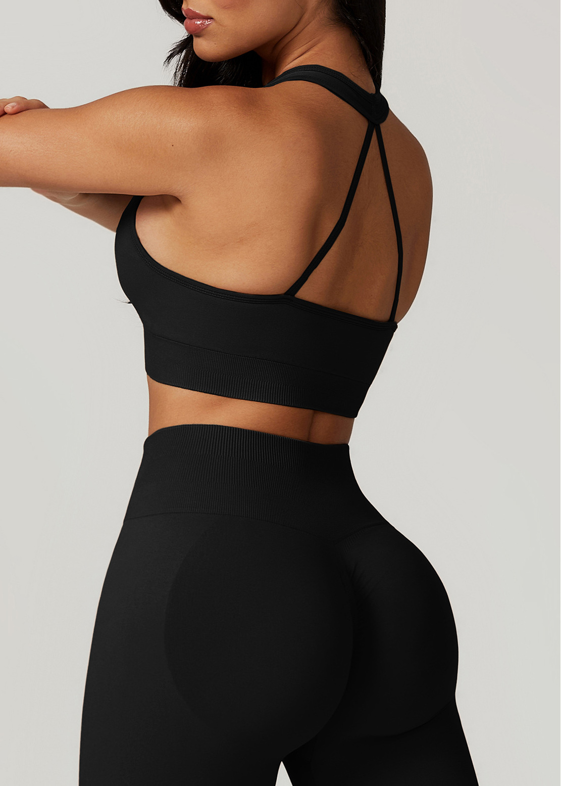 Customized Seamless Yoga Bra Nude