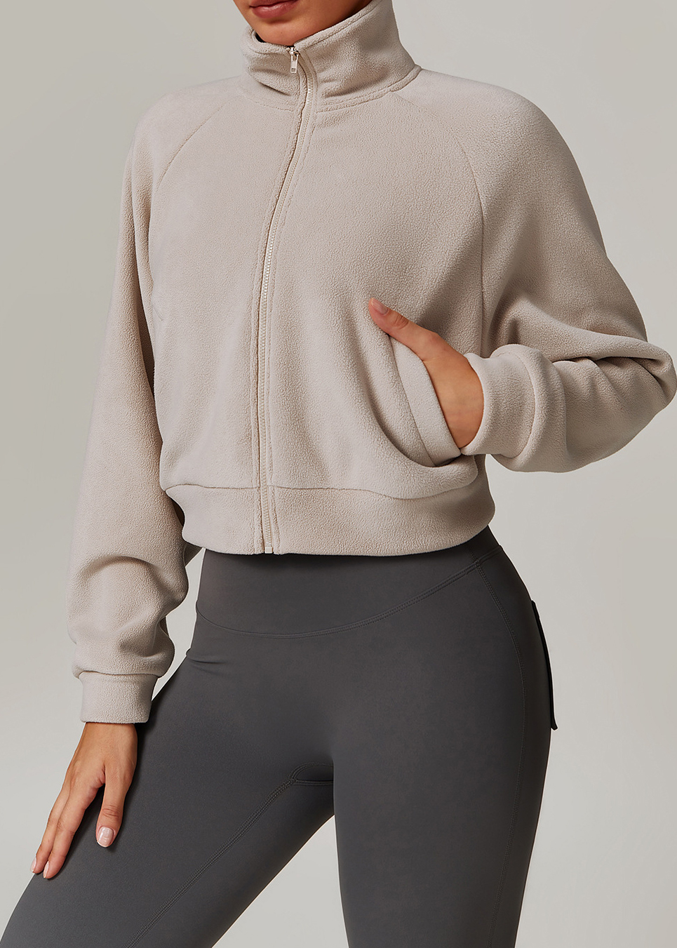 Customized Yoga wear warm jacket