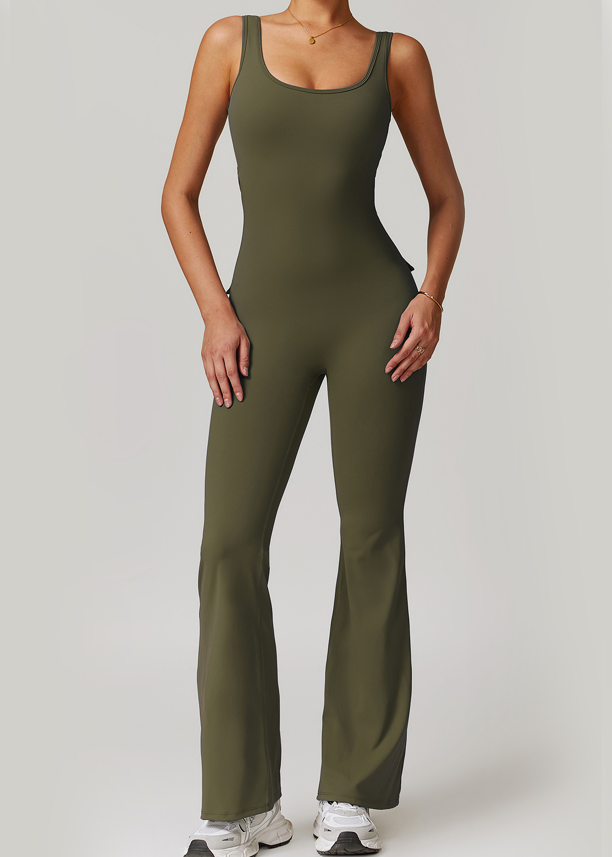 Customized Hollow back yoga jumpsuit