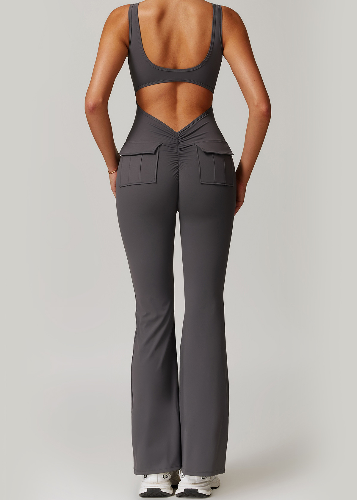 Customized Hollow back yoga jumpsuit