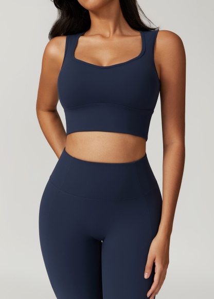 Customized Brushed back one-piece sports bra