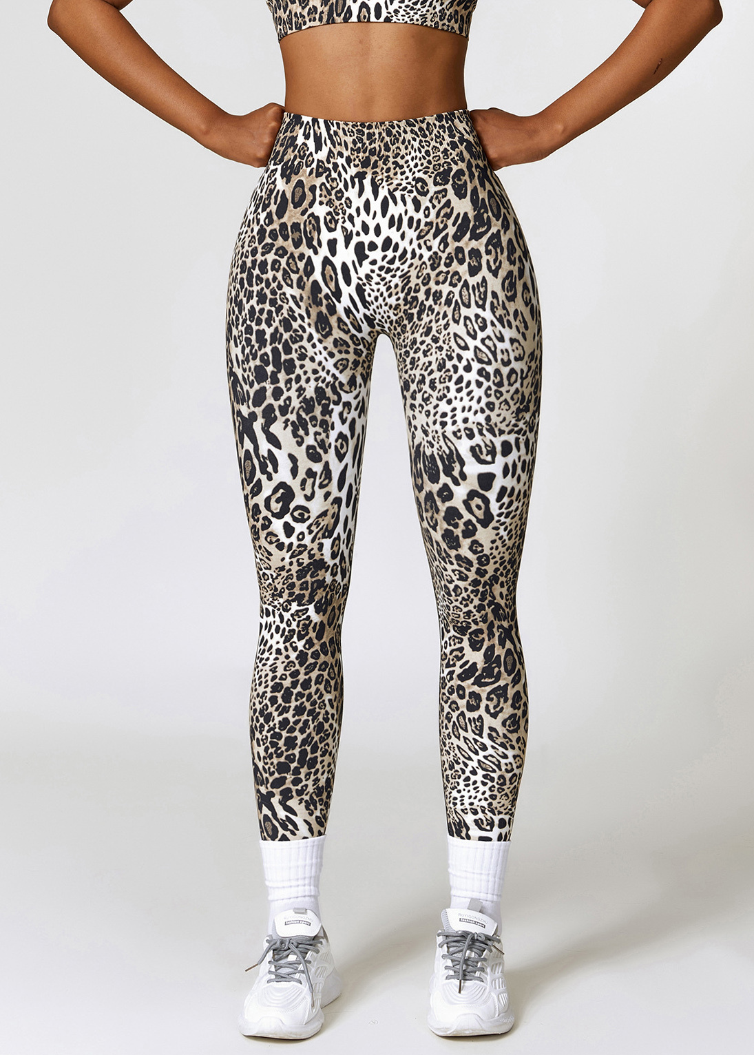 Custom Printed Seamless High Waist Yoga Pants Camouflage