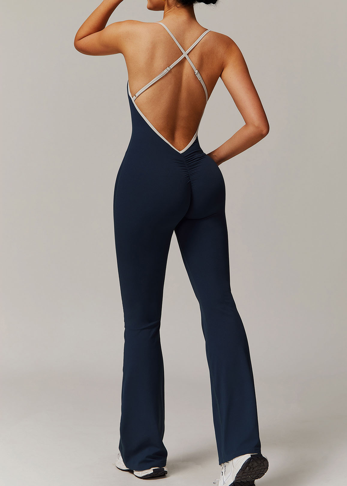 Customized Cross back yoga jumpsuit