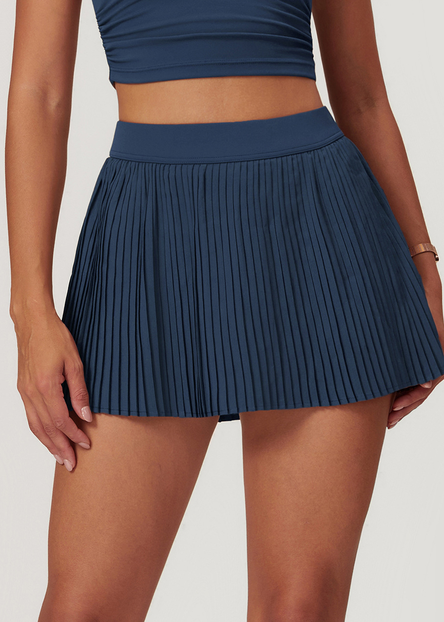 Customized Breathable sports fitness tennis skirt