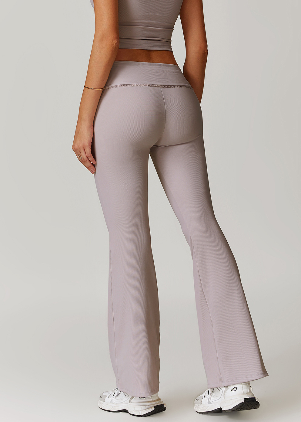 Customized Skinny high waist yoga flared pants