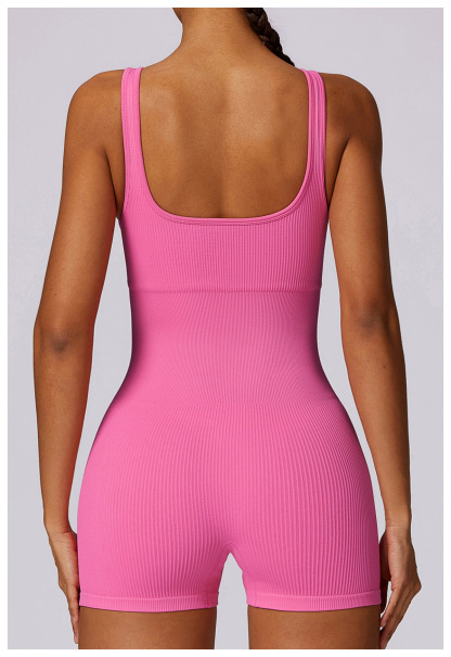 Customized High Strength Seamless Backless One-piece Yoga Wear