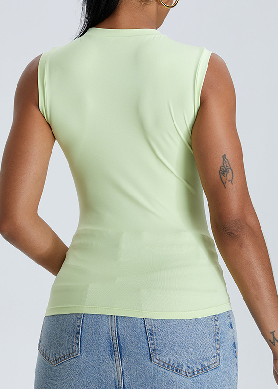 Customized Sleeveless Slim Fit Yoga Tank Top