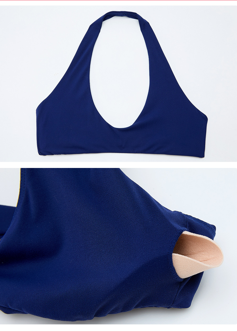 Customized Nylon-spandex brushed fabric bra