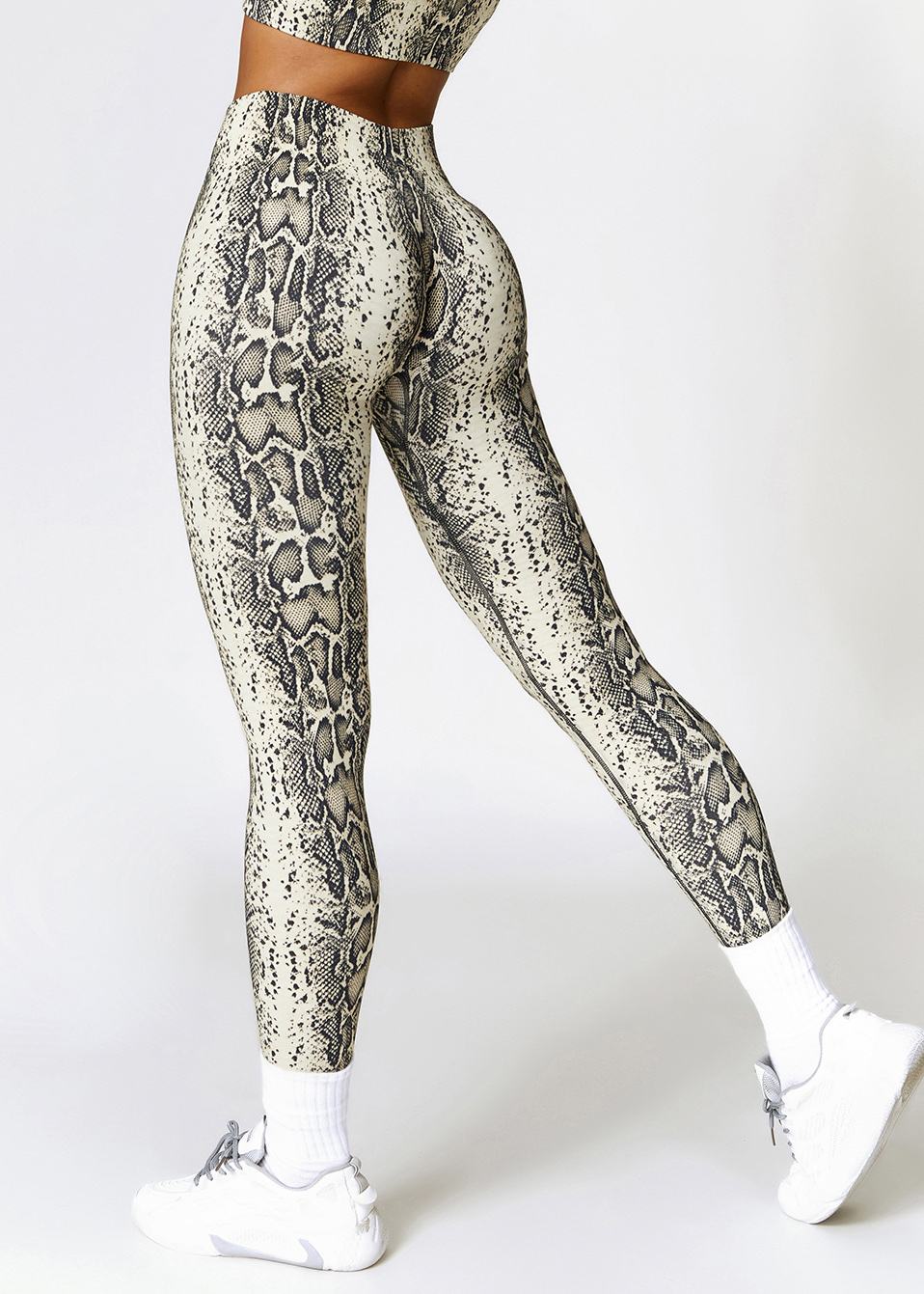 Custom Printed Seamless High Waist Yoga Pants Camouflage