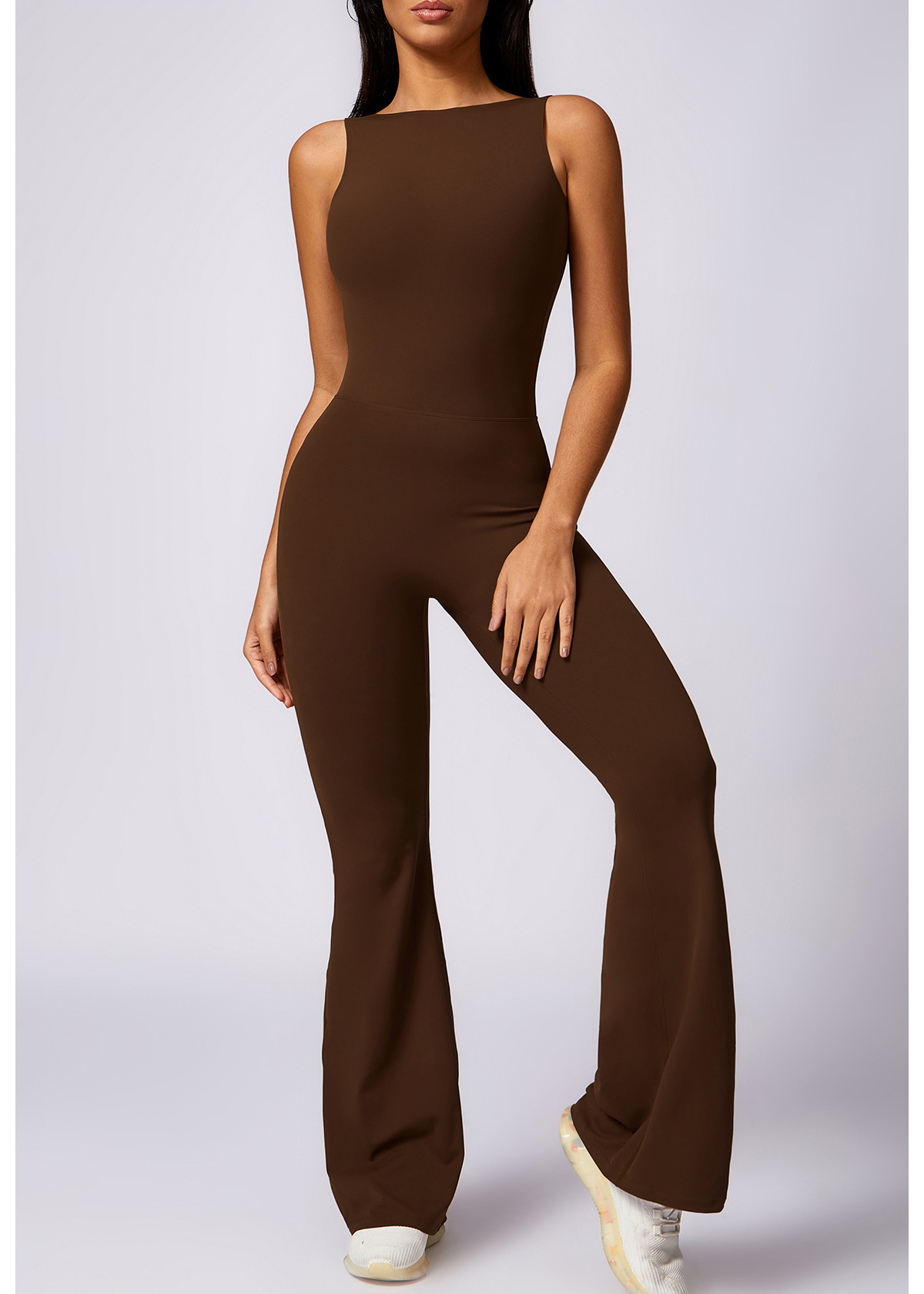 Customized Yoga Jumpsuit Casual Micro Flare Pants