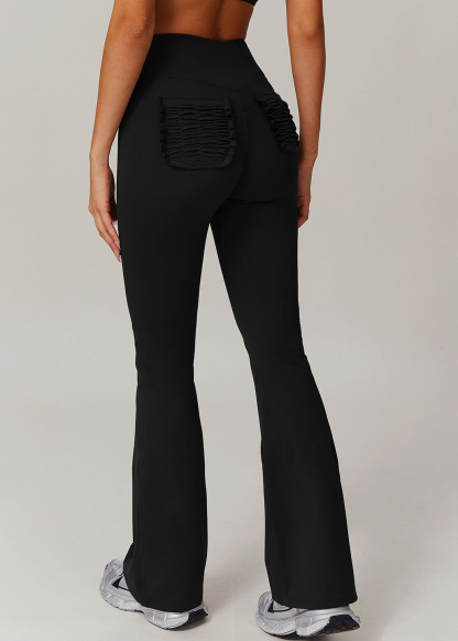 Customized Fitness wide-leg flared pants