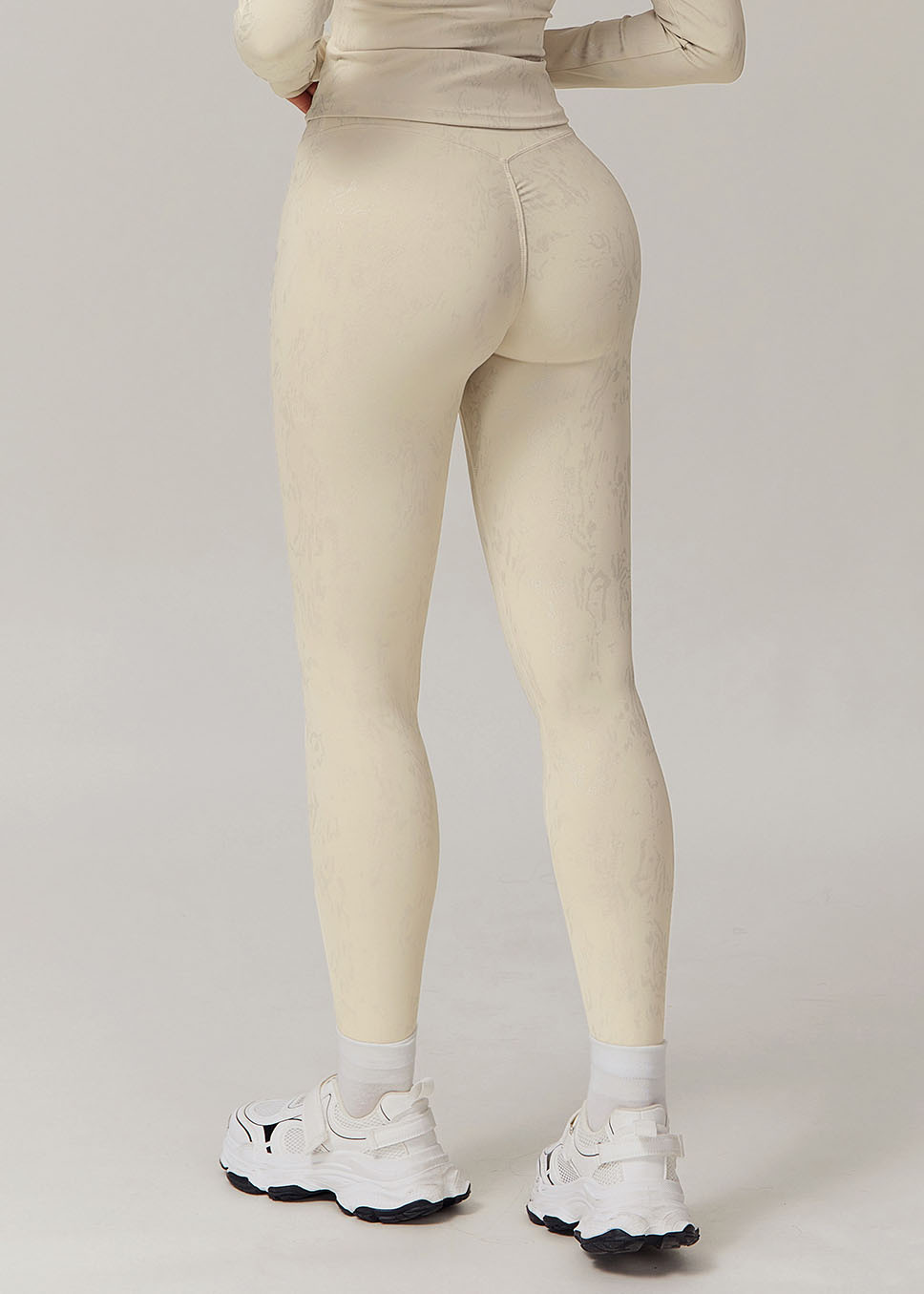 Customized High waist gold foil casual yoga pants