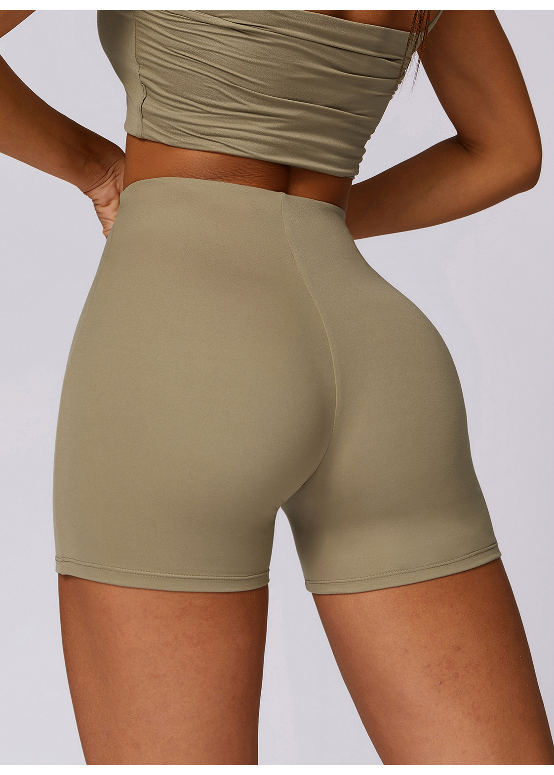 Customized Hip Lifting High Waist Yoga Shorts