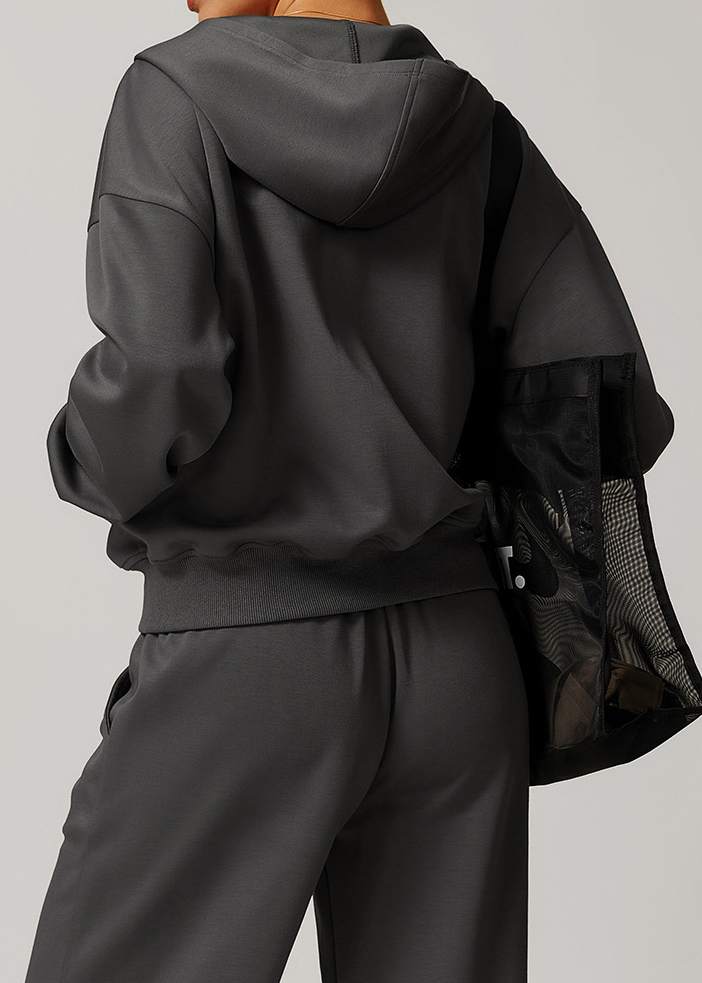 Customized Sports Sweatshirt Pure Color Casual