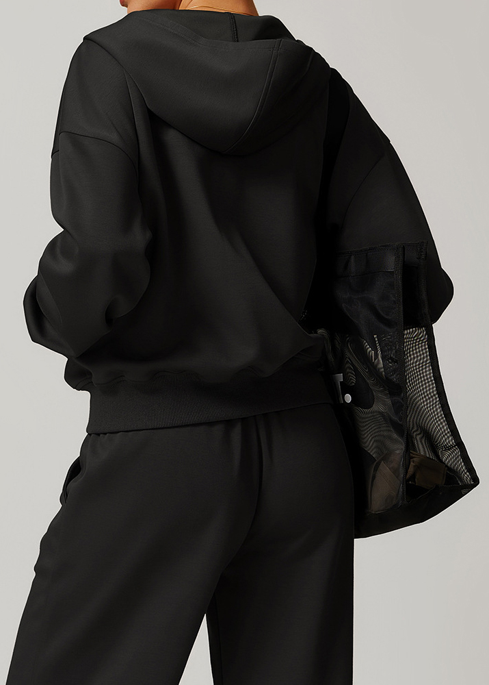 Customized Sports Sweatshirt Pure Color Casual