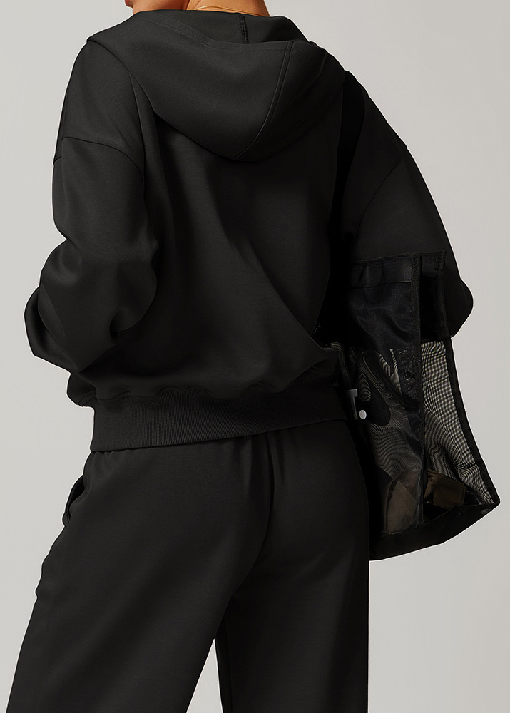 Customized Sports Sweatshirt Pure Color Casual