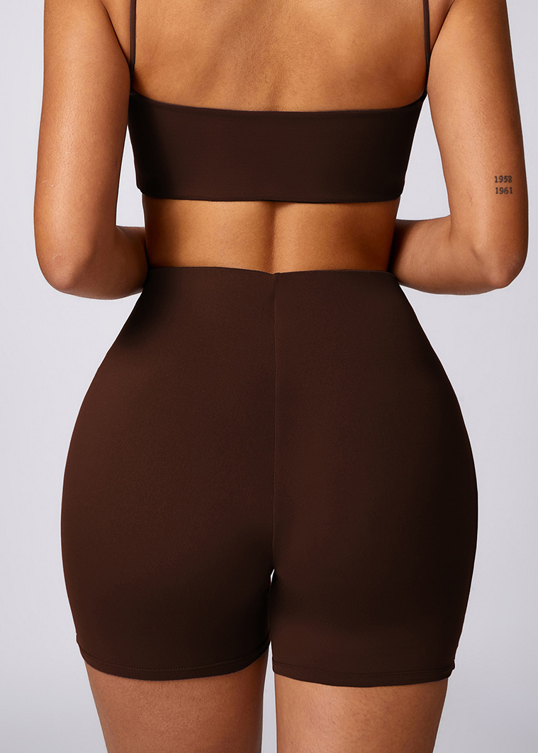 Customized Hip Lifting High Waist Yoga Shorts