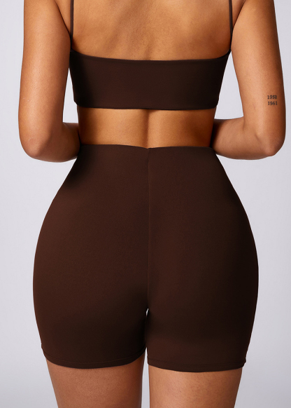 Customized Hip Lifting High Waist Yoga Shorts