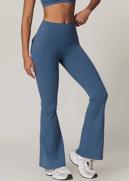 Customized Pocket Micro Slim Wide Leg Pants