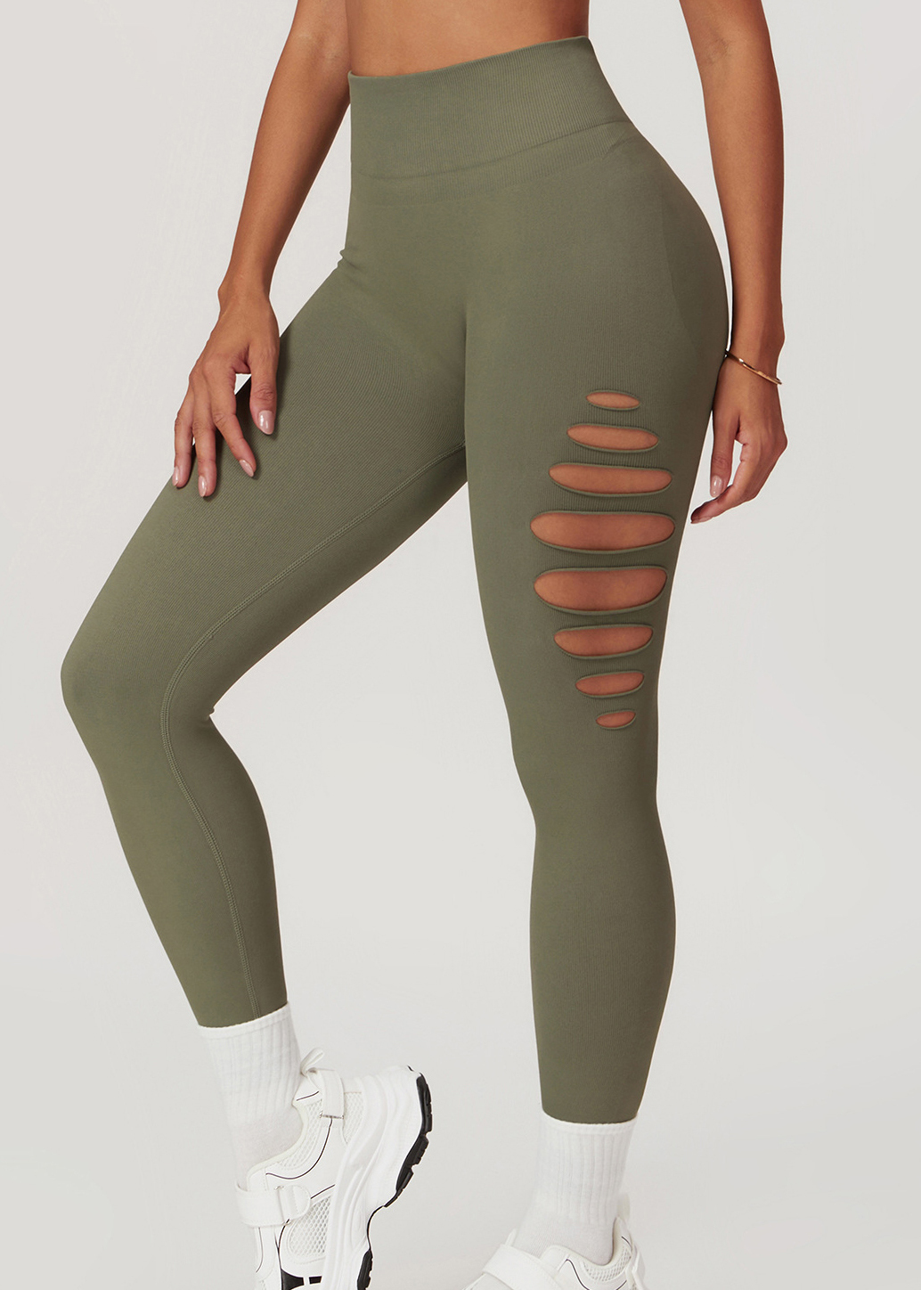customized Cutout Seamless Skinny Yoga Pants