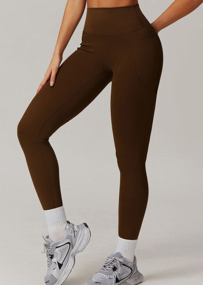 Customized Tight-fitting running trousers with outer pockets